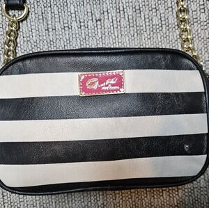 Crossbody Bag - Black Stripe